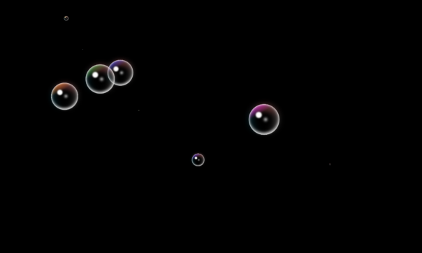 Modern Floating Bubble Animation Background